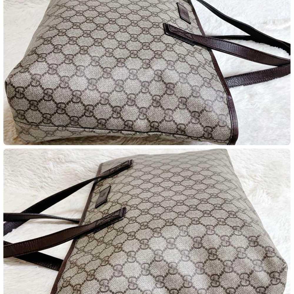 Excellent Condition GUCCI GG Supreme Tote Bag Sho… - image 5