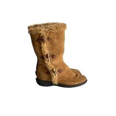 fairycore winter faux fur boots