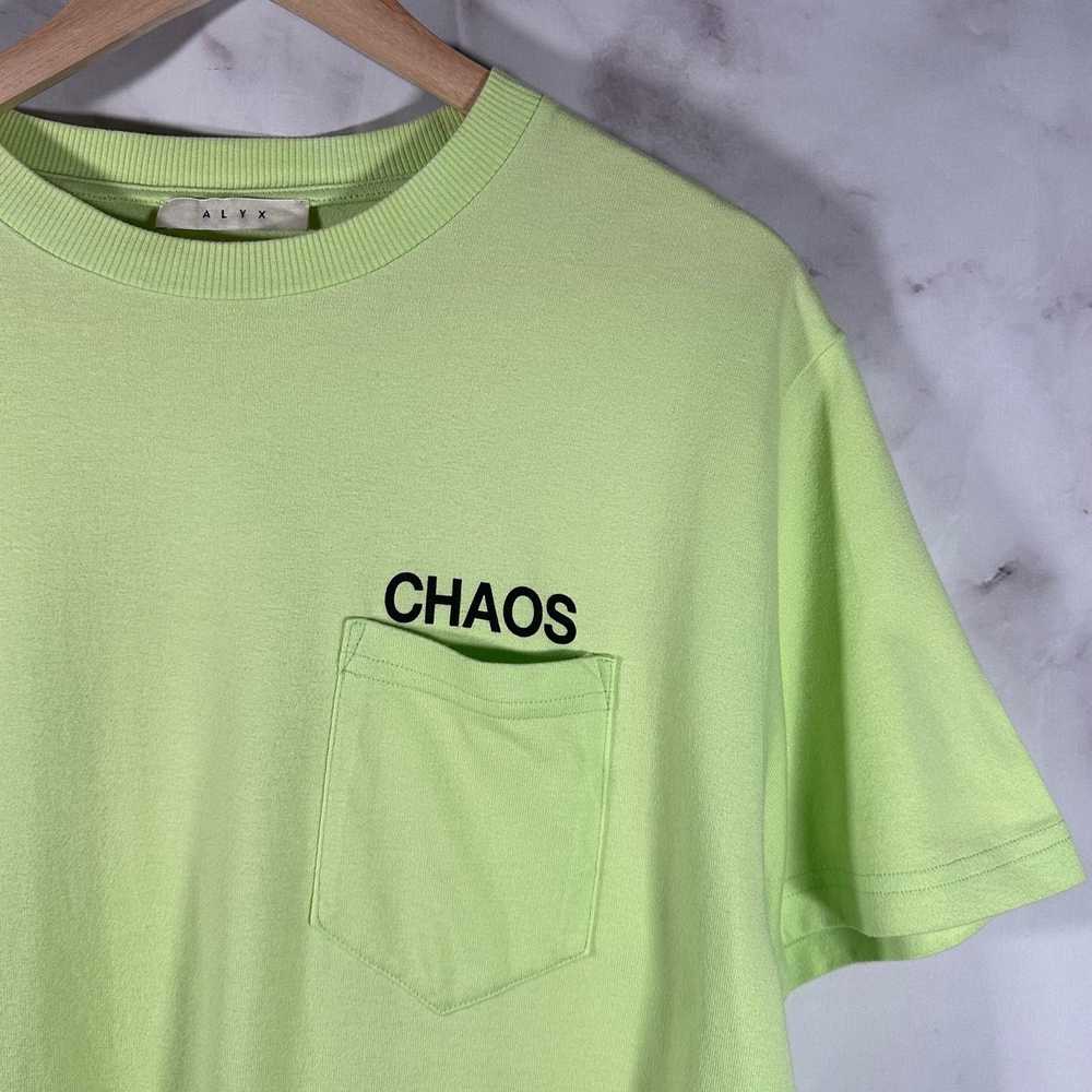 1017 ALYX 9SM × Alyx Love & Chaos Neon Pocket Tee - image 2