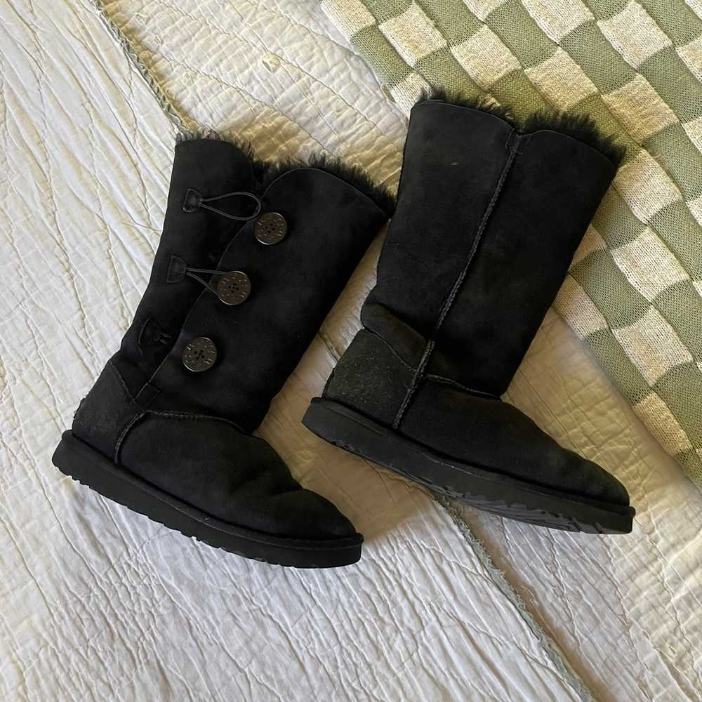 Vintage Y2K Ugg Australia tall black boots - image 1