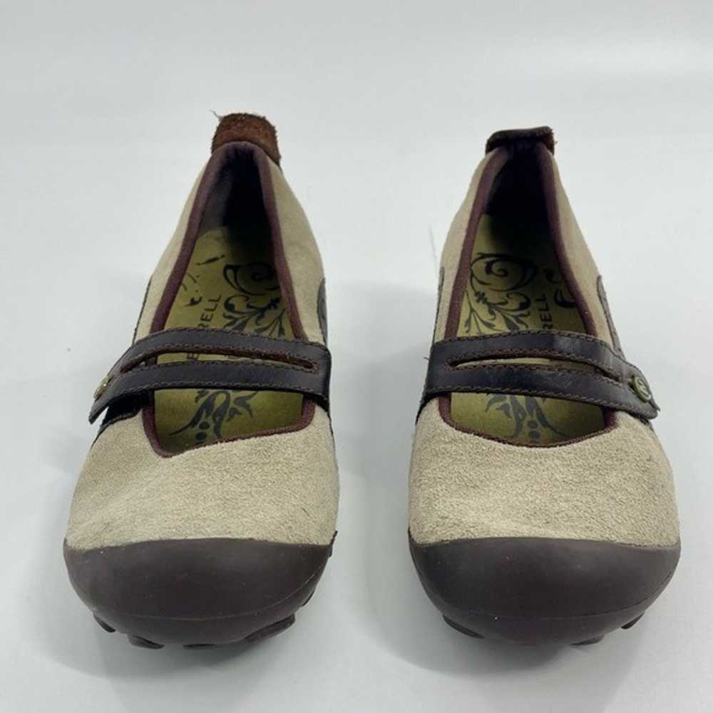 Merrell Plaza Bandeau Dark Taupe Suede Y2K Mary J… - image 7