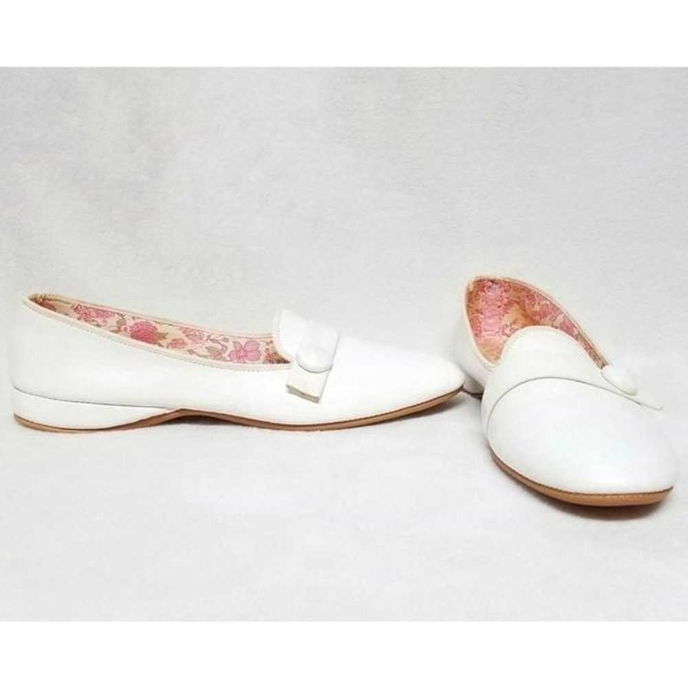 Vintage 68 Daniel Green Happy Pearl Leather Flats - image 3