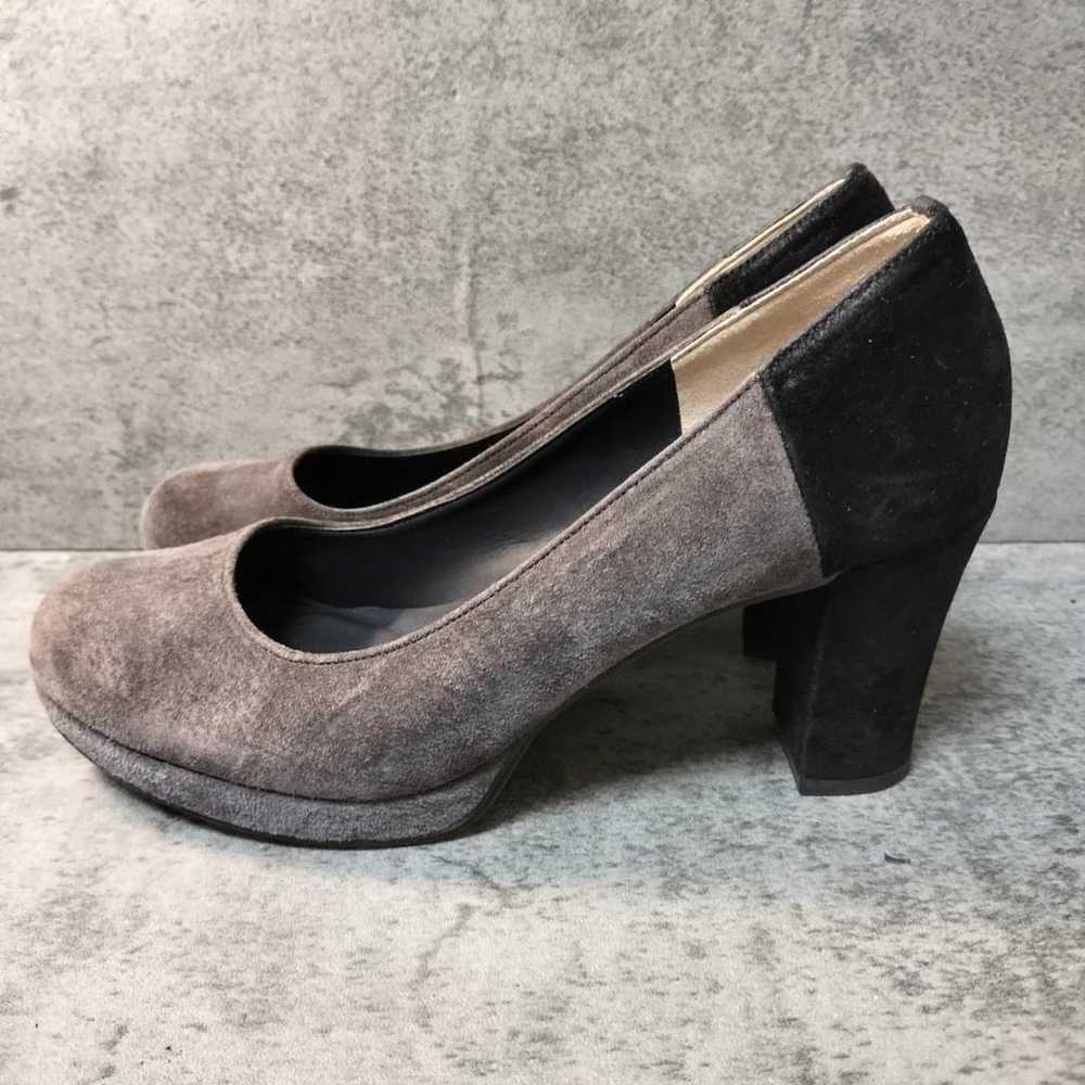 【Granru】(24) Pumps Grey/Black Suede Made in Japan - image 2