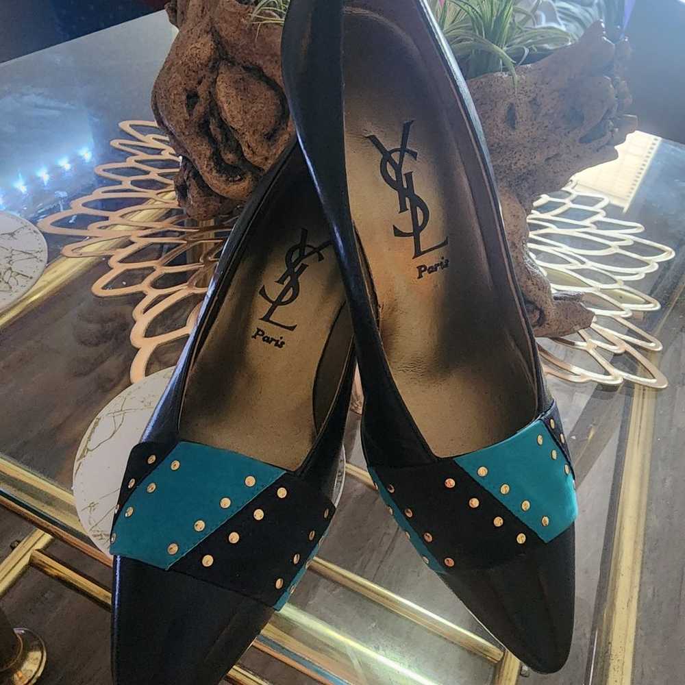 Authentic YSL kitten heels - image 2