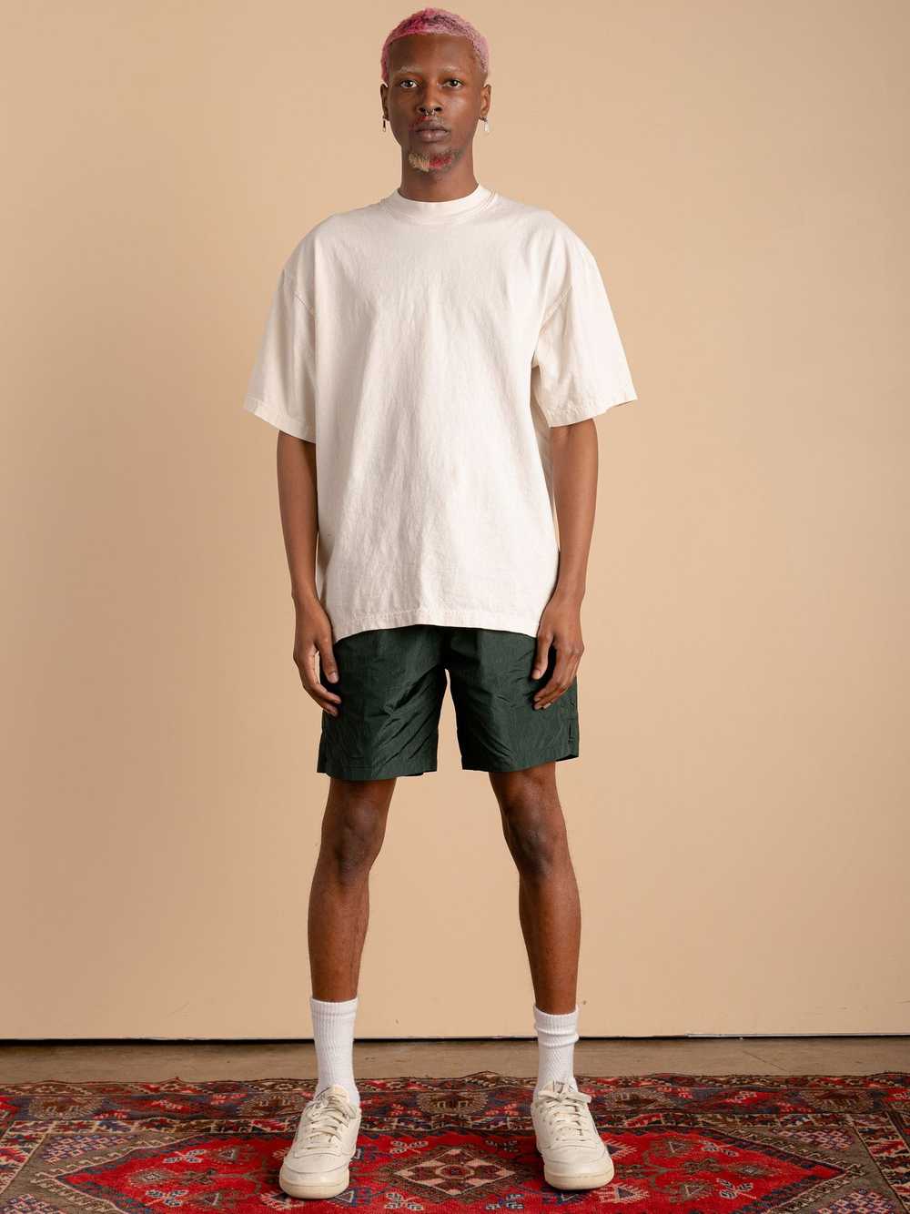 Streetwear × Vintage Nylon Shorts Green - image 2