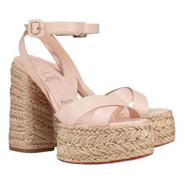 Christian Louboutin Leather espadrilles