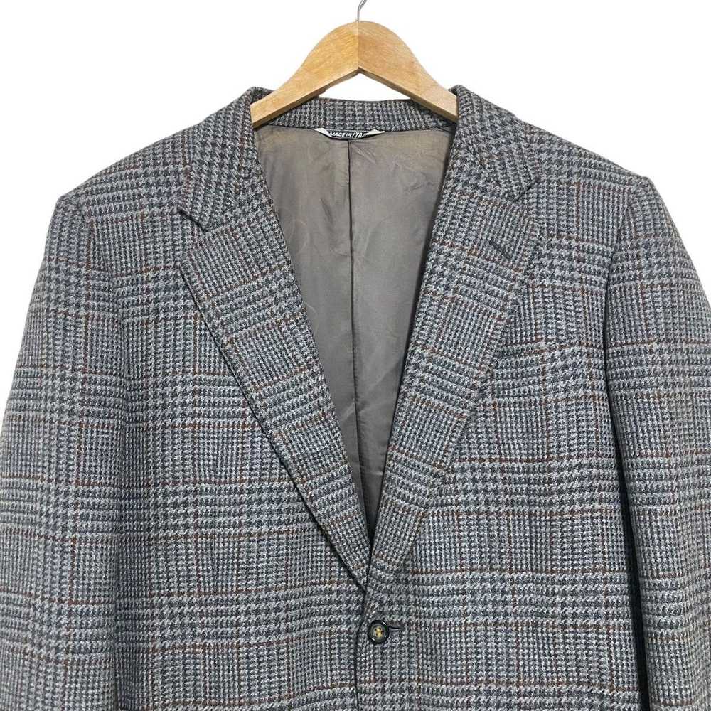 Celine Vintage Celine Houndstooth Checked Wool Bl… - image 3