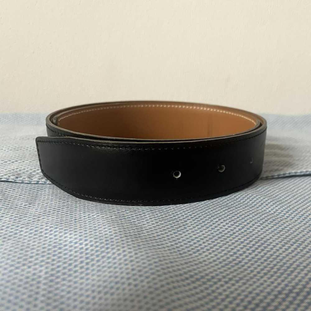 Hermès Cuir seul / Leather Strap leather belt - image 6