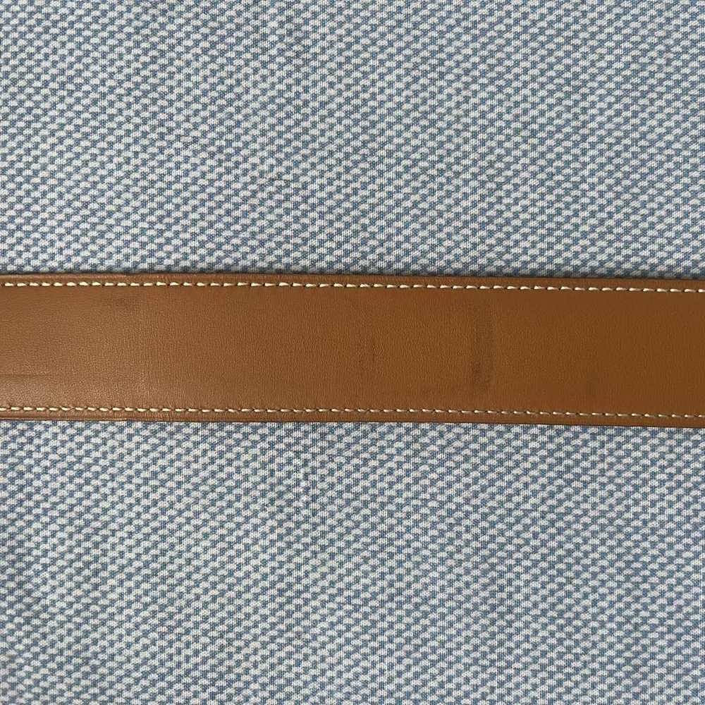 Hermès Cuir seul / Leather Strap leather belt - image 8