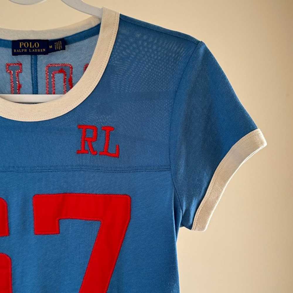 Ralph Lauren 1967 Polo Ball Graphic Jersey Tee VI… - image 2