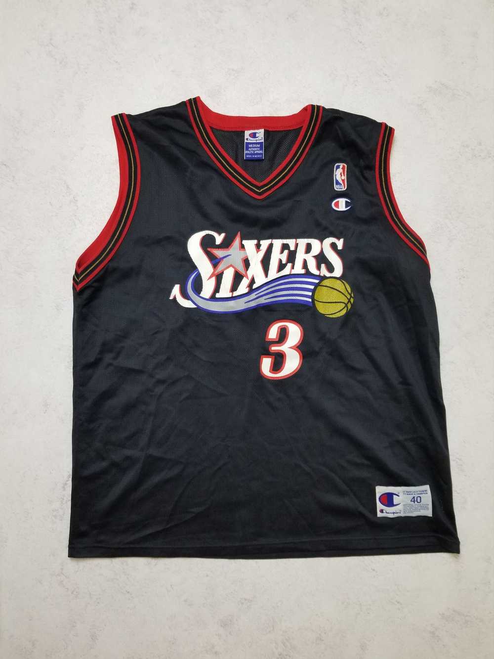 Champion Vintage NBA Philadelphia 76ers Allen Ive… - image 1