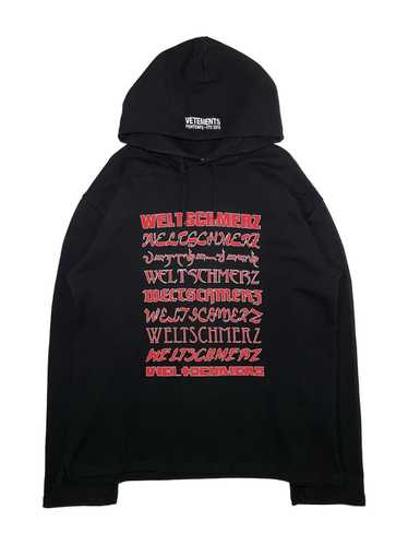 Vetements SS18 Vetements Weltshmerz Hoodie Black - image 1