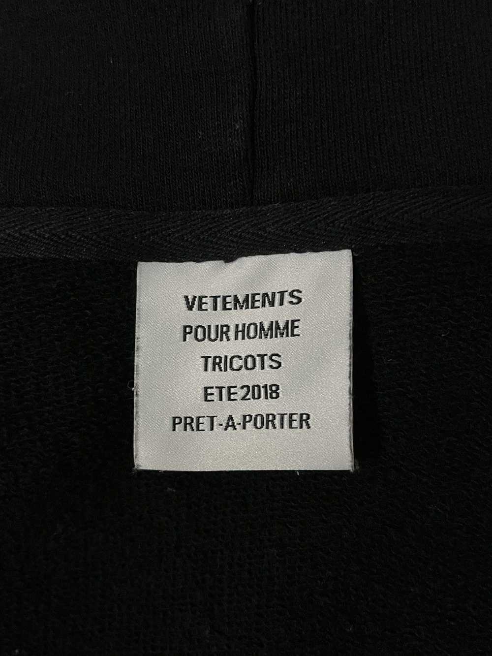 Vetements SS18 Vetements Weltshmerz Hoodie Black - image 5