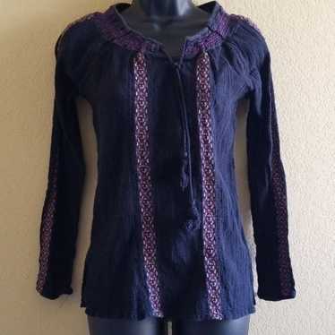 Nine West Vintage America Boho Peasant Top