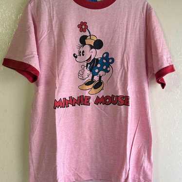 S Disney Minnie T-shirt Vintage Style Tokyo Disney