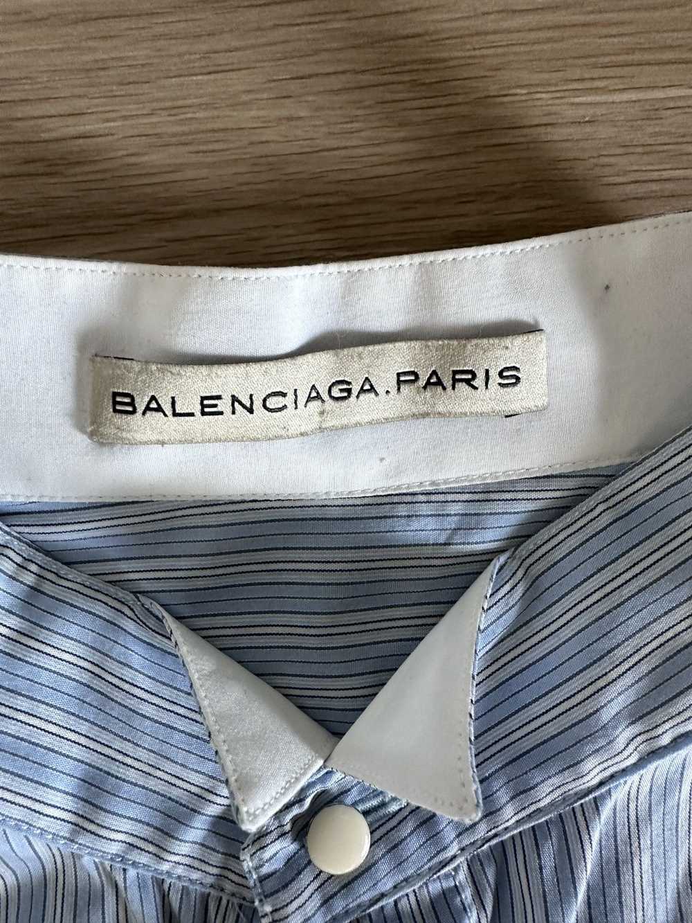 Balenciaga Vintage Balenciaga Wingtip Collar Shirt - image 6