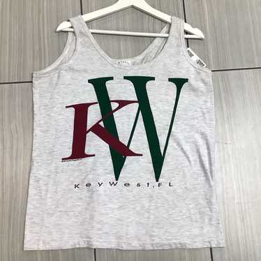 Vintage 1996 Vintage Key West Gray Tank Top