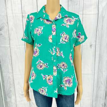 Oak Hill SMALL American VINTAGE 80s Womens Green F