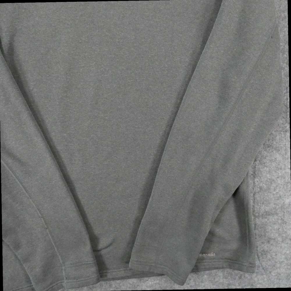 Patagonia Men's Medium Gray Stretch Fleece Long S… - image 5