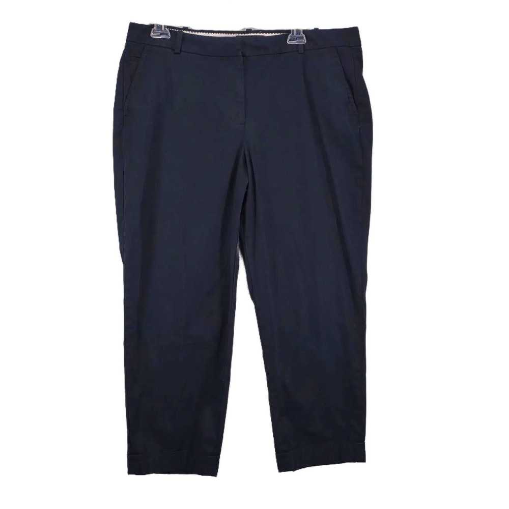 Other TALBOTS Signature Dark Navy Chino Crop Pant… - image 1