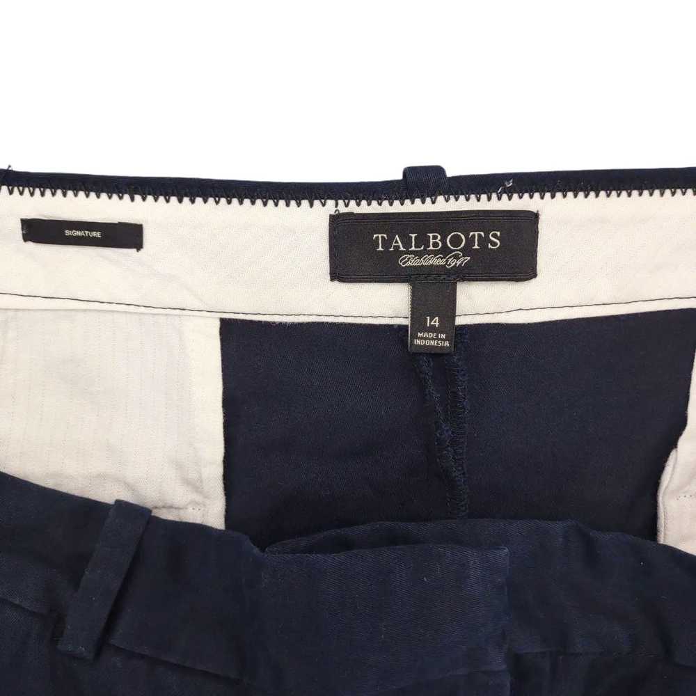 Other TALBOTS Signature Dark Navy Chino Crop Pant… - image 3