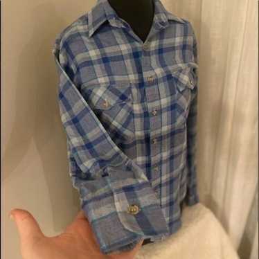 American Eagle Outfitters vintage Blue plaid shirt