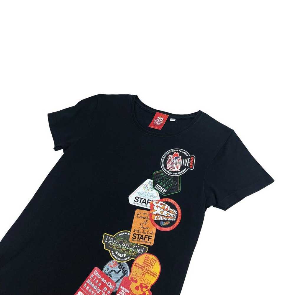 【Women's】L'Arc-en-Ciel T-shirt Black S - image 7