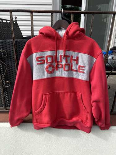 Southpole × Vintage Vintage South Pole Red Hoodie… - image 1