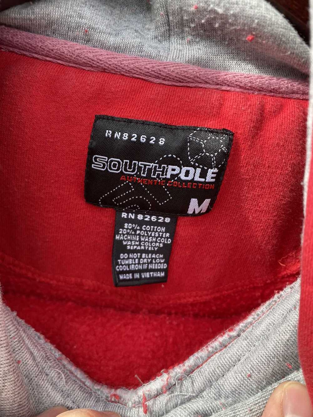 Southpole × Vintage Vintage South Pole Red Hoodie… - image 4