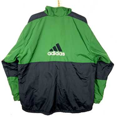 Adidas Extra Large Green Fleece Lined Vintage Adi… - image 1