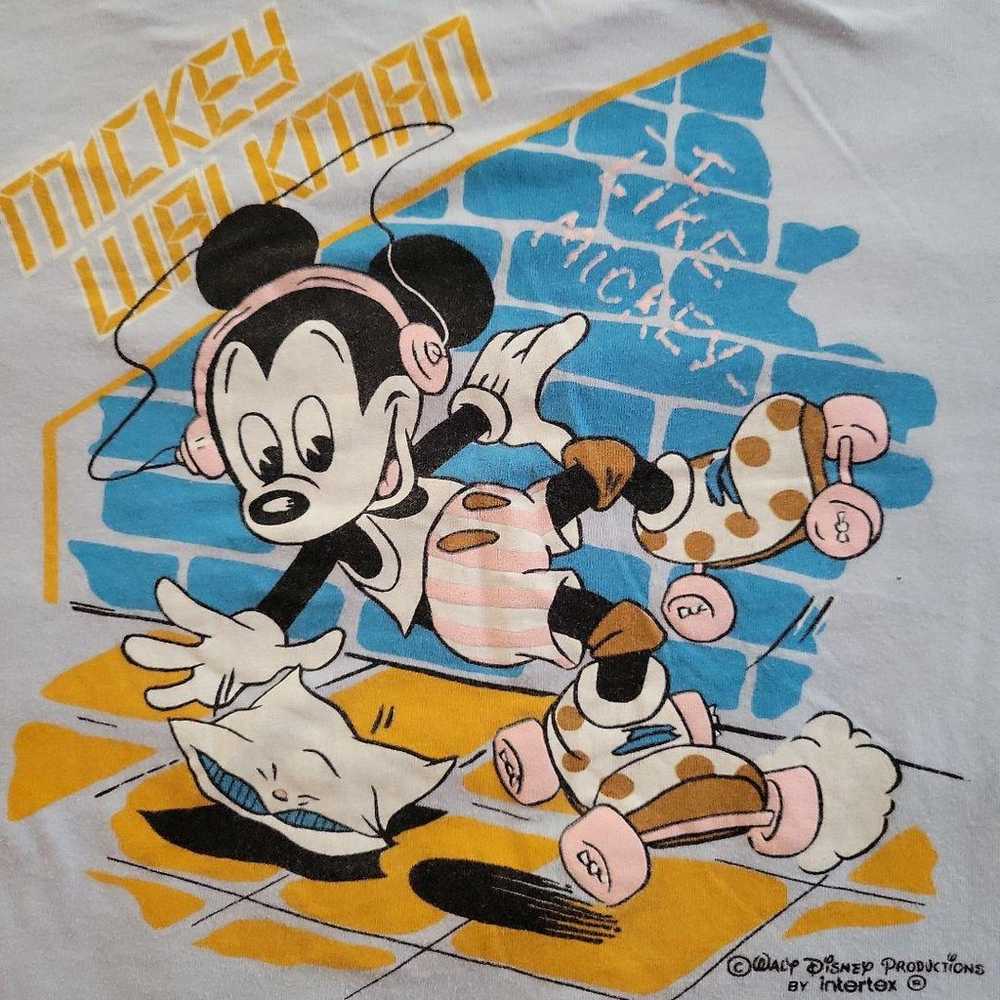 Mickey Mouse Vintage T-shirt Disney S - image 4