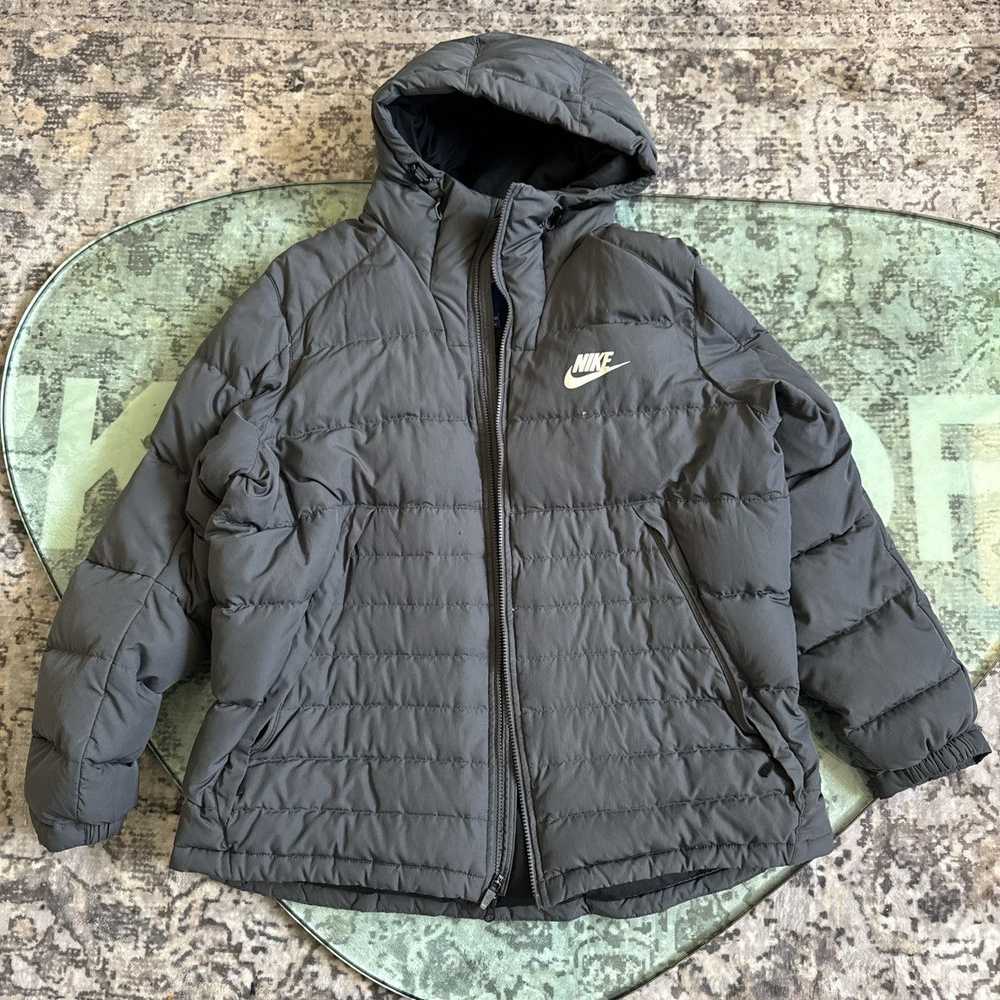 Tommy Hilfiger Used XL NIKE grey puffer jacket wi… - image 2