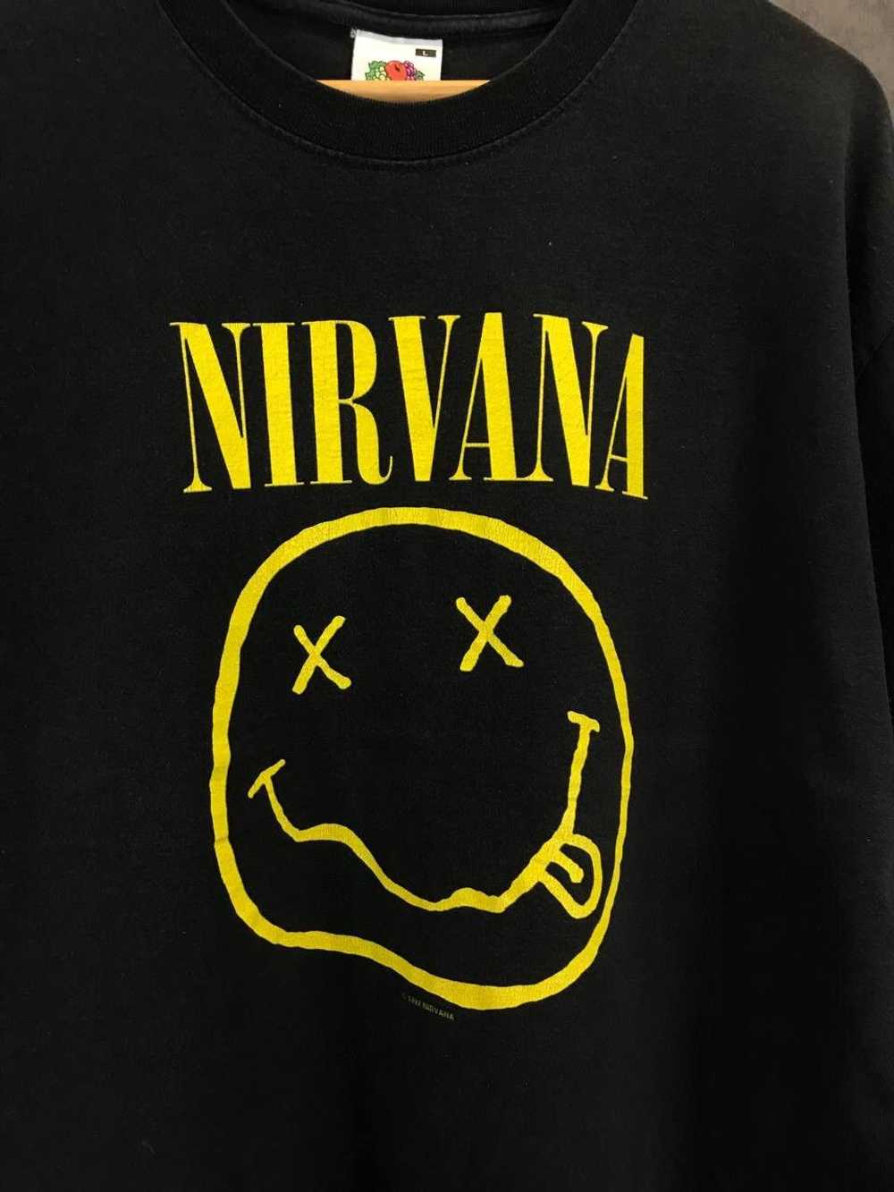 Band Tees × Nirvana Nirvana 1992 rock band tee - image 3