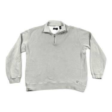 Nat Nast Nat Nast Sweater Gray Quarter Zip Pullove