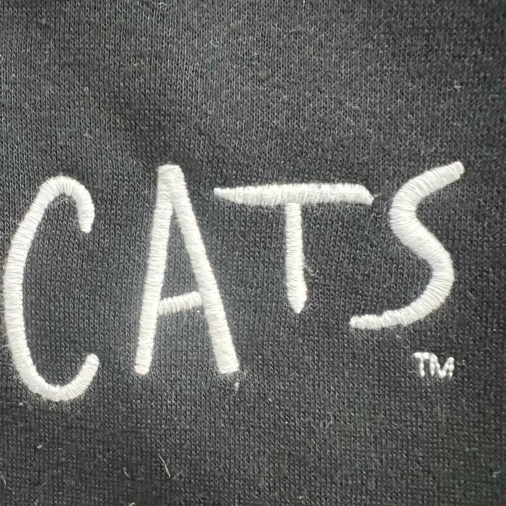 1981 Vintage CATS Musical Black Hoodie Cat Ears 8… - image 3