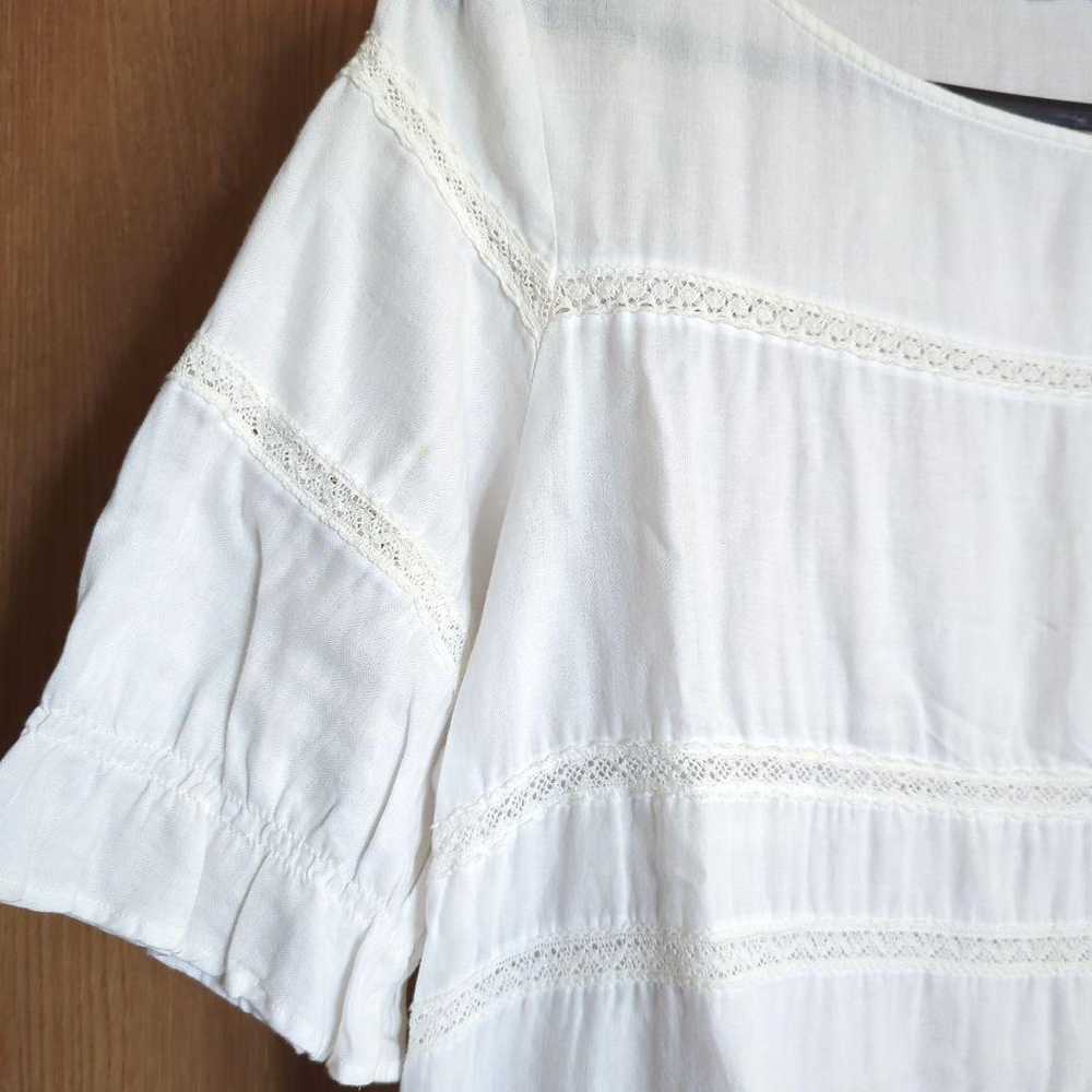 White tunic with short sleeves and lace detail, U… - image 3