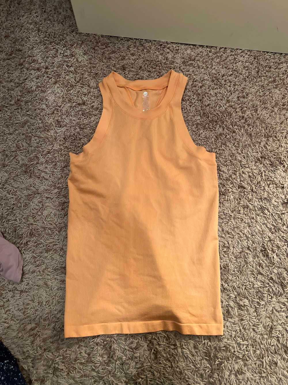 Senita Athletics Bella Ribbed Tank - Citrus - image 3