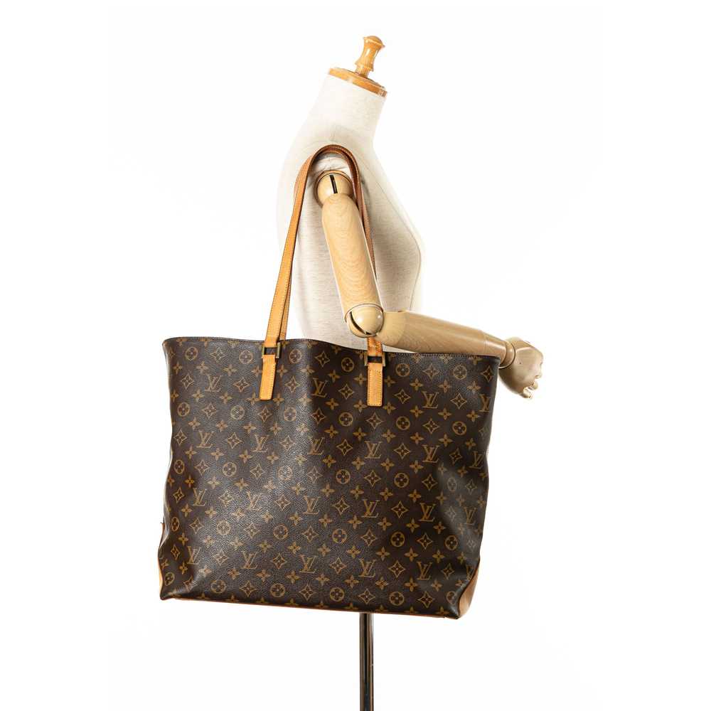 Brown Louis Vuitton Monogram Cabas Alto Tote Bag - image 9