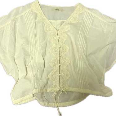 Fairy Grand Forest Girl Vintage Lace Blouse