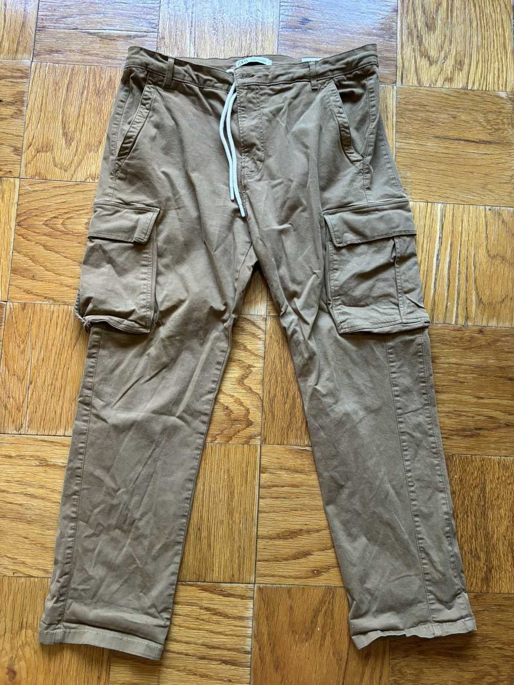 Zara Brown Cargo Pants - image 1