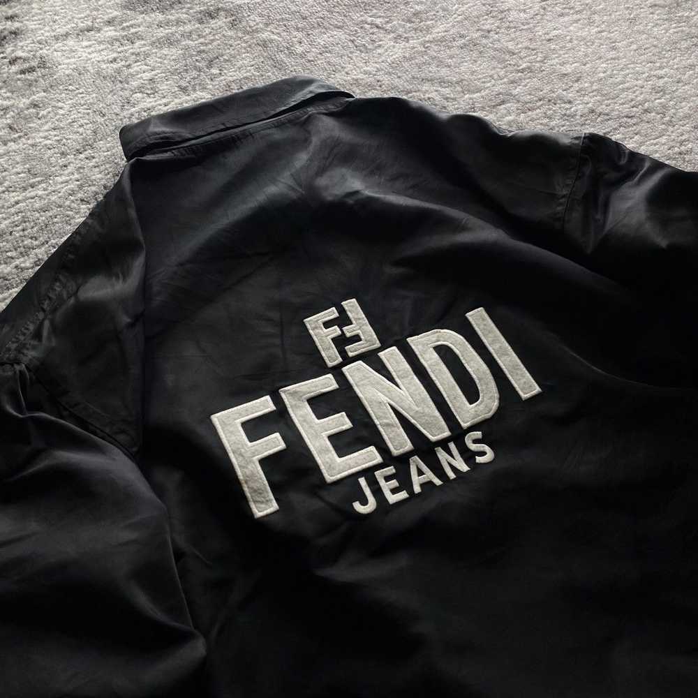 Avant Garde × Luxury Fendi Script coat jacket - image 3