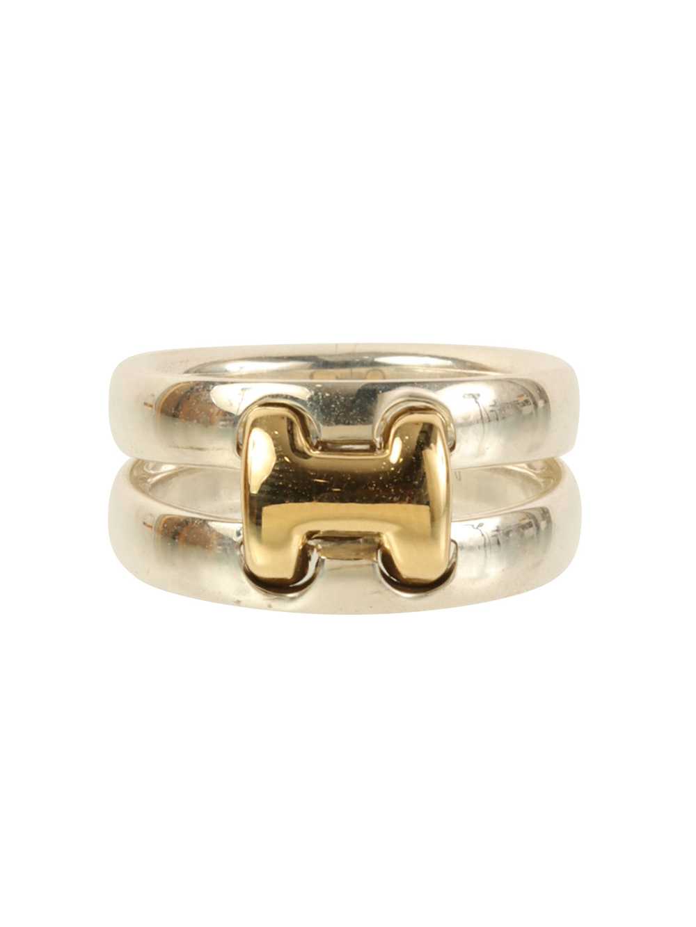 HERMES Olympe Ring Silver/Gold - image 1