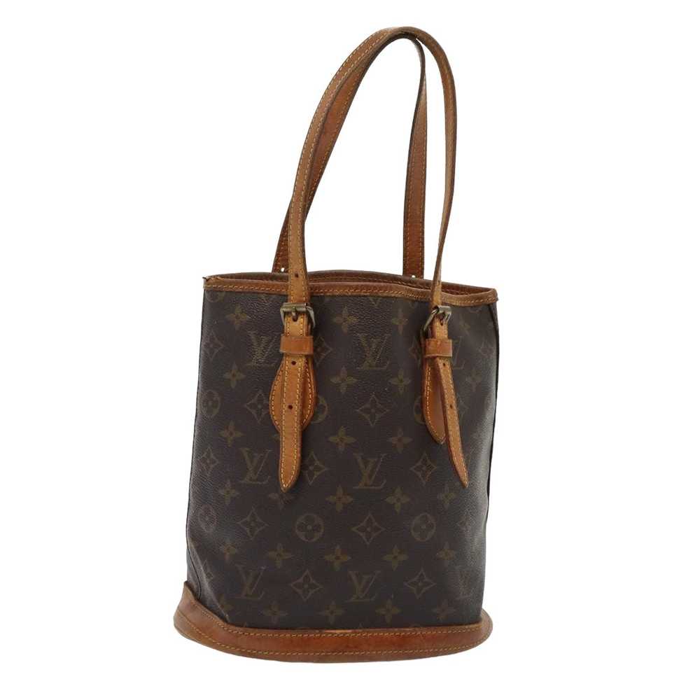 LOUIS VUITTON Monogram Bucket PM Shoulder Bag M42… - image 1