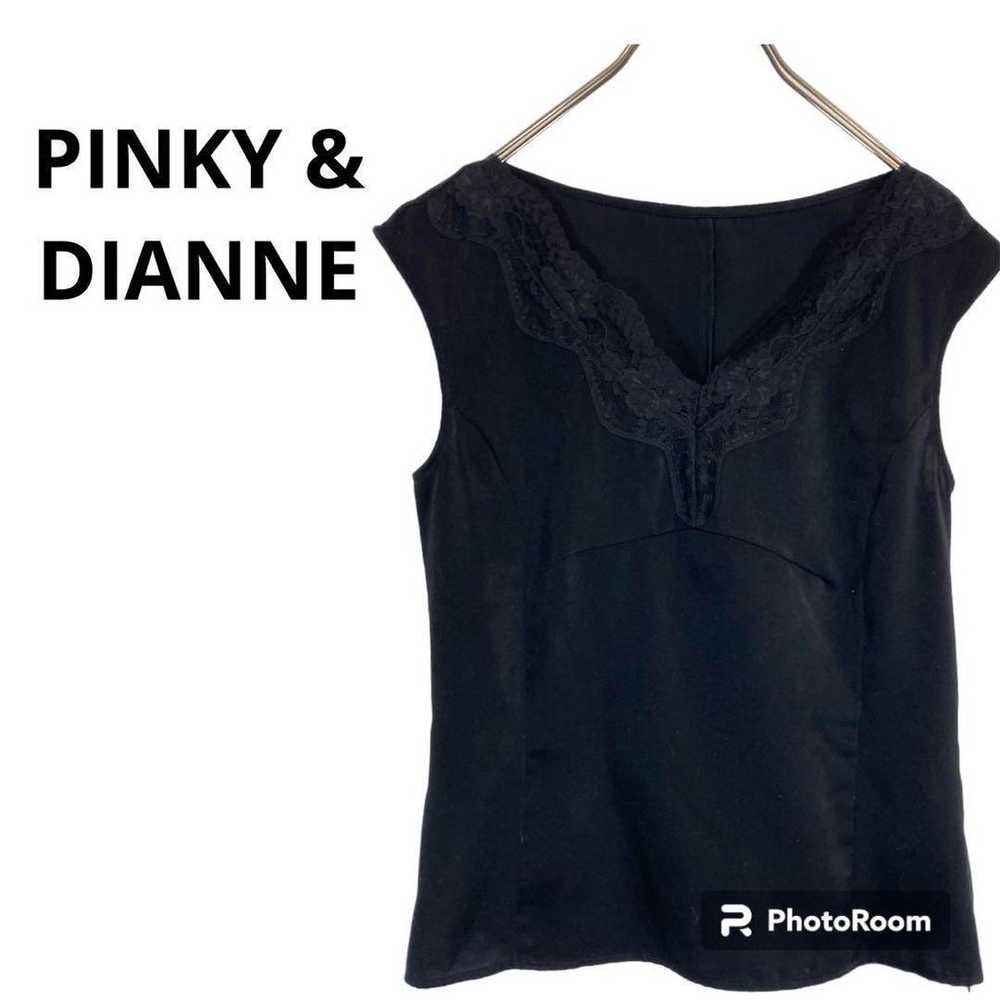 【Pinky & Diane】Top Blouse Sleeveless V-neck Elega… - image 1