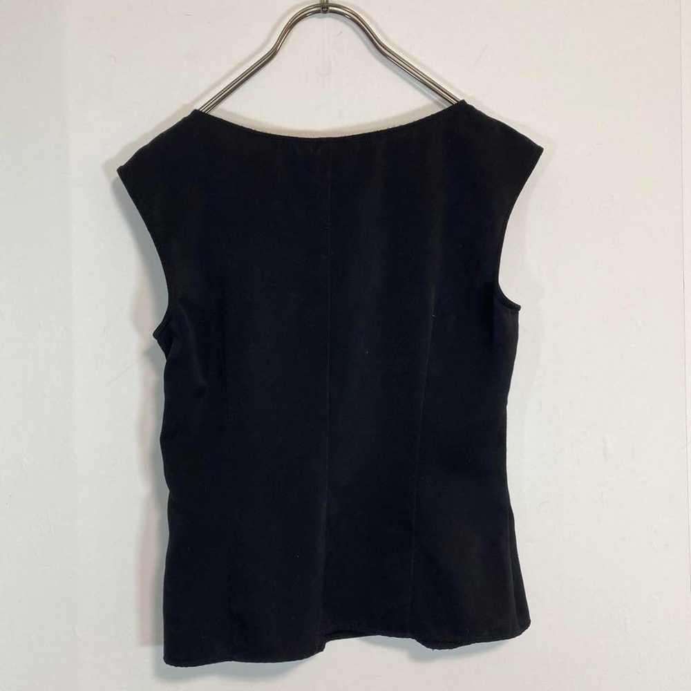 【Pinky & Diane】Top Blouse Sleeveless V-neck Elega… - image 3