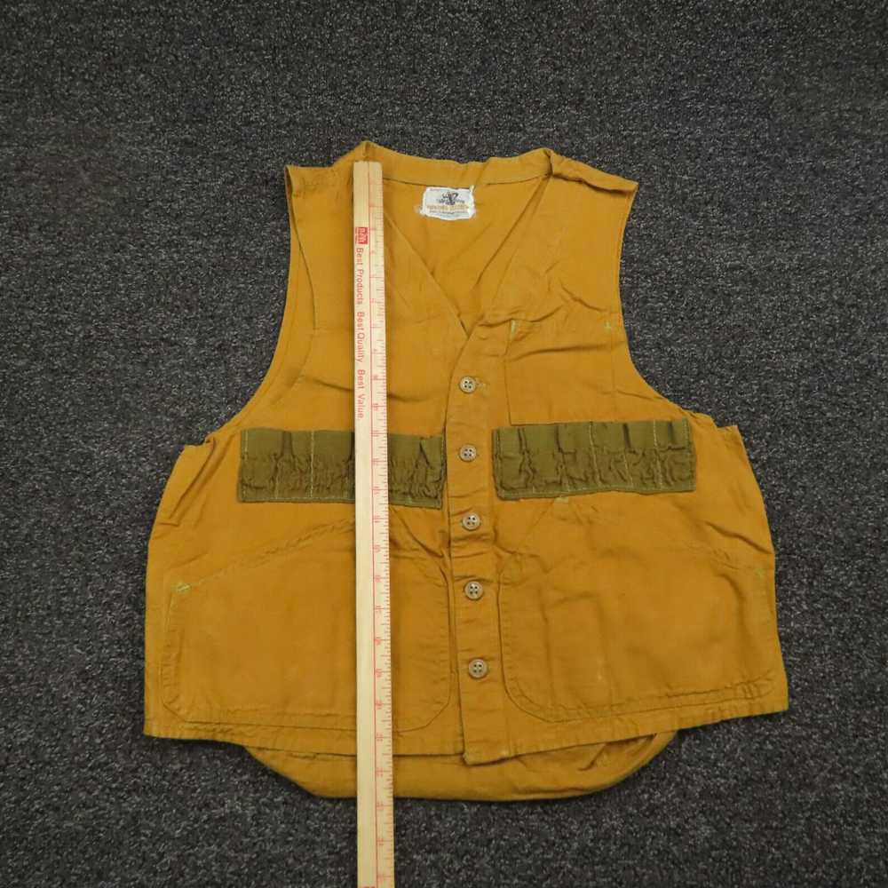 Vintage Authentic Brown Vest Style Sleeveless But… - image 6