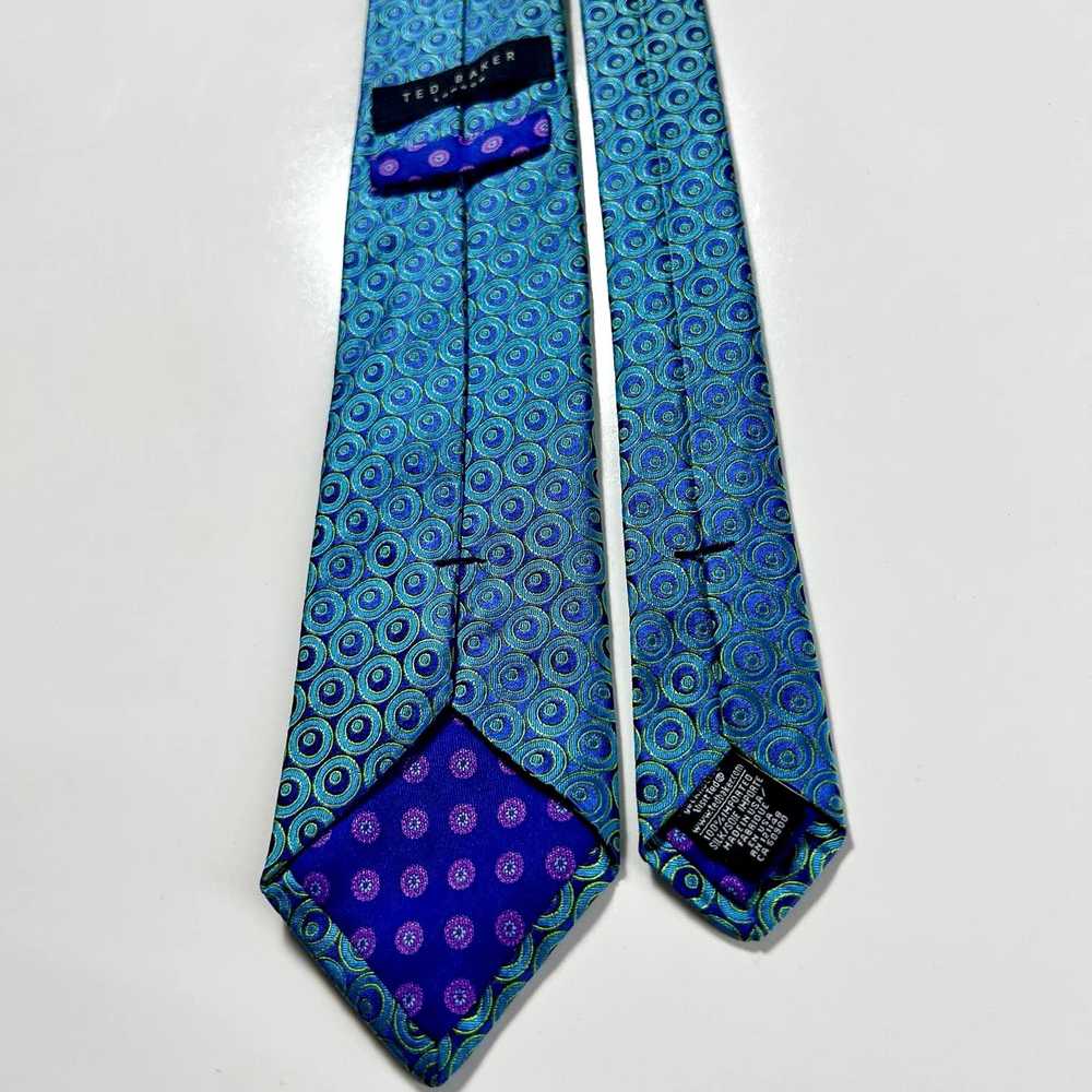 Ted Baker Ted Baker London Men's Tie Blue 100% Si… - image 2