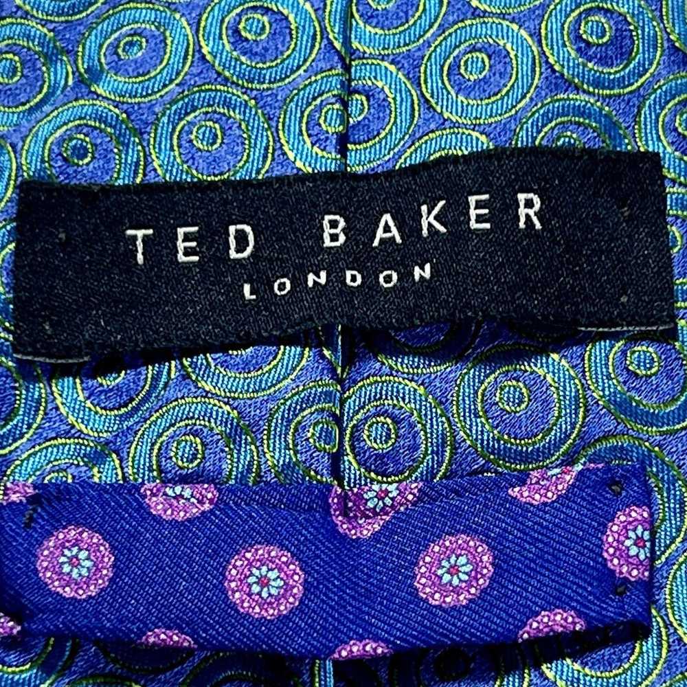 Ted Baker Ted Baker London Men's Tie Blue 100% Si… - image 3