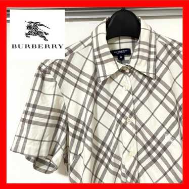 【Rare】Burberry LONDON Shirt Check M Logo - image 1