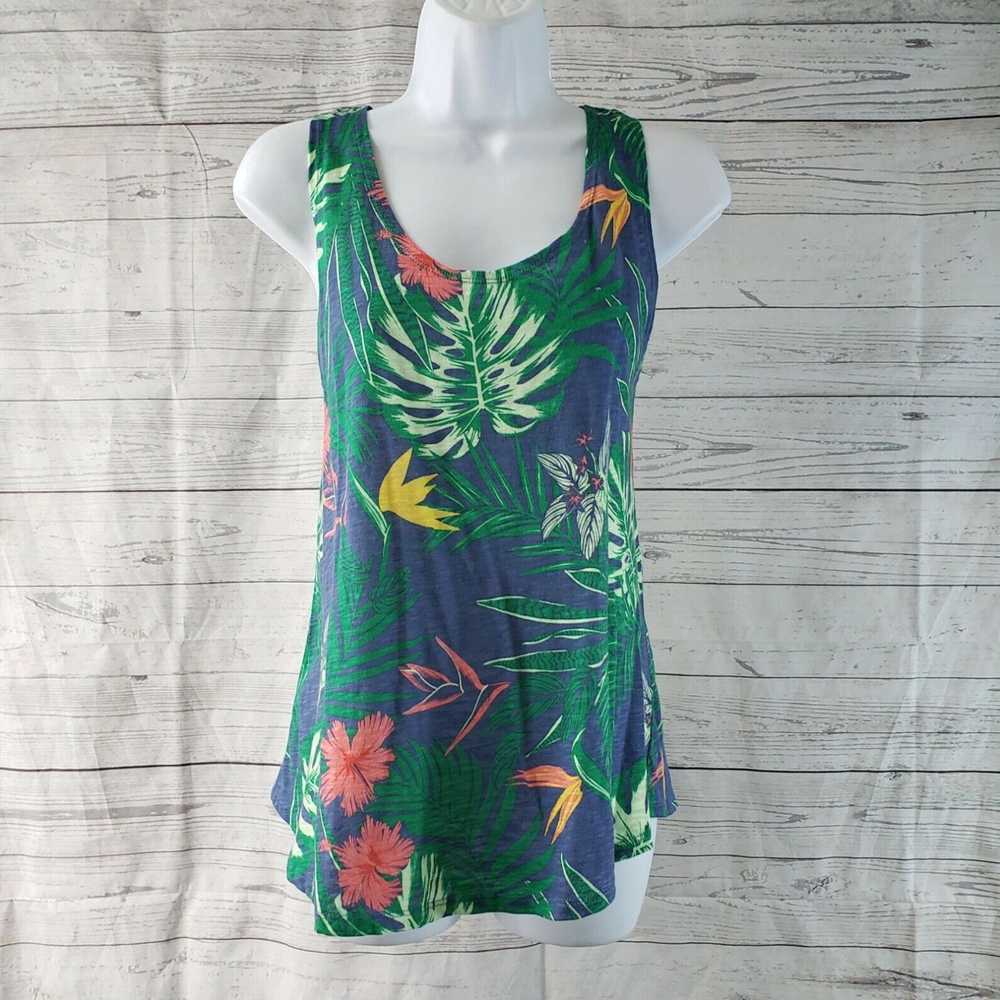 Vintage Unique Twisted Back Cotton Tank Top for W… - image 1